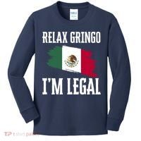 Relax Gringo Im Legal Funny Kids Long Sleeve Shirt thumb 0