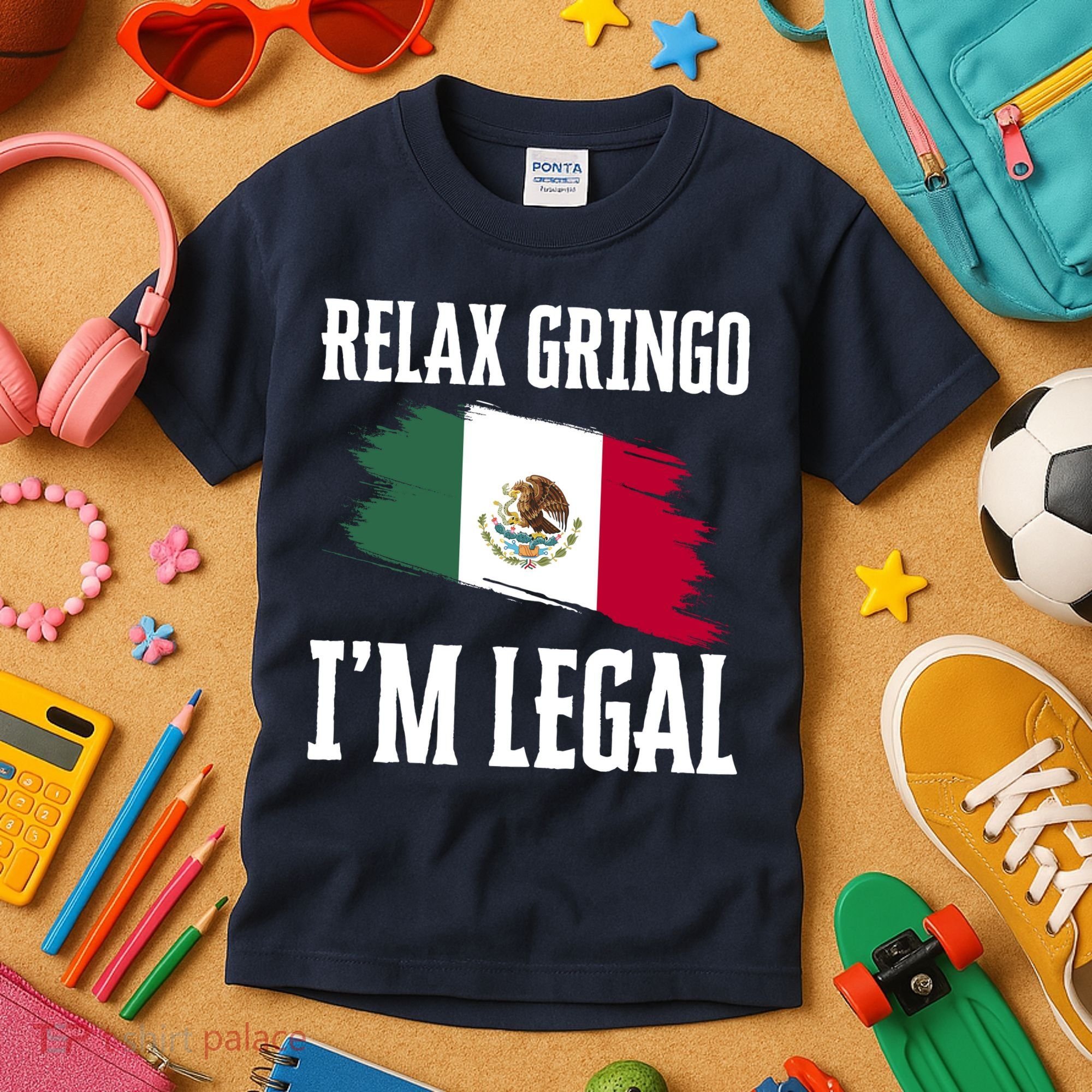 Relax Gringo Im Legal Funny Kids T-Shirt