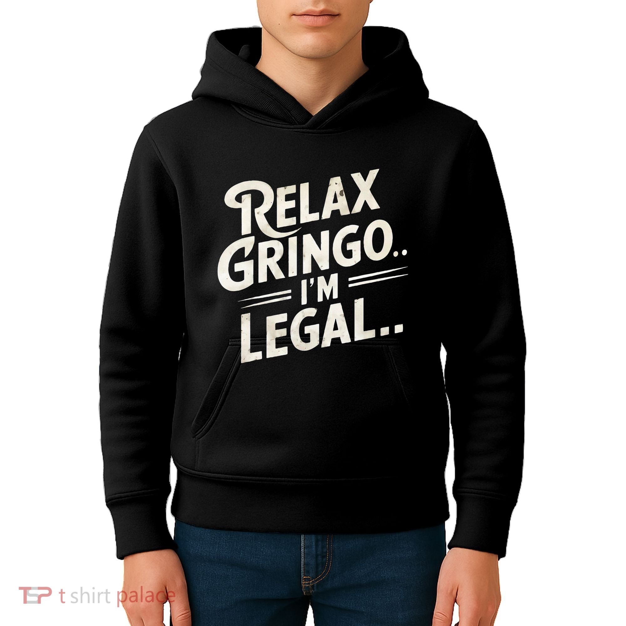 Relax Gringo Im Legal Kids Hoodie