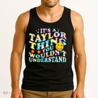 Retro Groovy ItS A Taylor Thing You WouldnT Understand Tank Top thumb 3