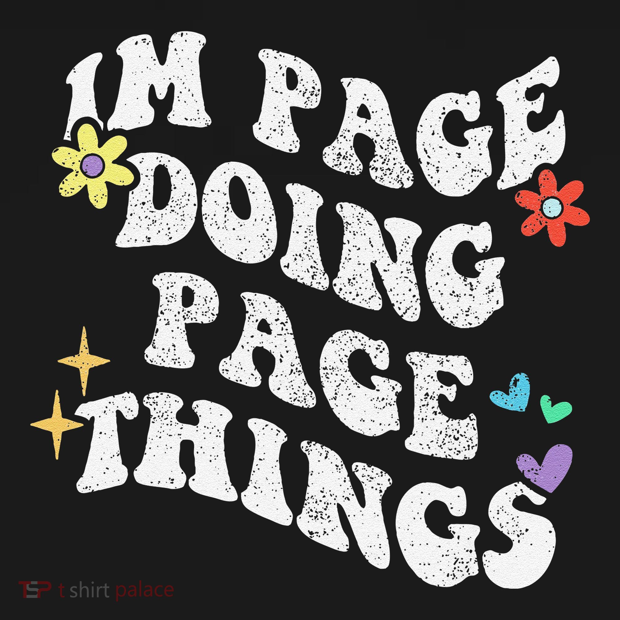 Retro Groovy Im Page Doing Page Things Funny MotherS Day Women's Hoodie