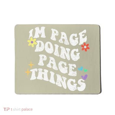 Retro Groovy Im Page Doing Page Things Funny MotherS Day Mousepad