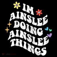 Retro Groovy Im Ainslee Doing Ainslee Things Funny MotherS Coffee Mug thumb 5