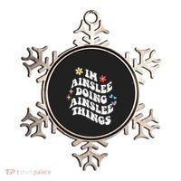 Retro Groovy Im Ainslee Doing Ainslee Things Funny MotherS Ornament thumb 0