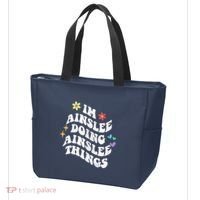 Retro Groovy Im Ainslee Doing Ainslee Things Funny MotherS Tote Bag thumb 3