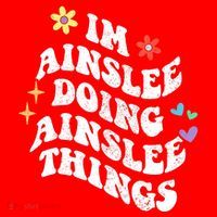 Retro Groovy Im Ainslee Doing Ainslee Things Funny MotherS Santa Hat thumb 1