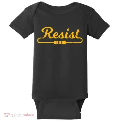 Resist Gift Idea For Electrical Engineers Baby Bodysuit