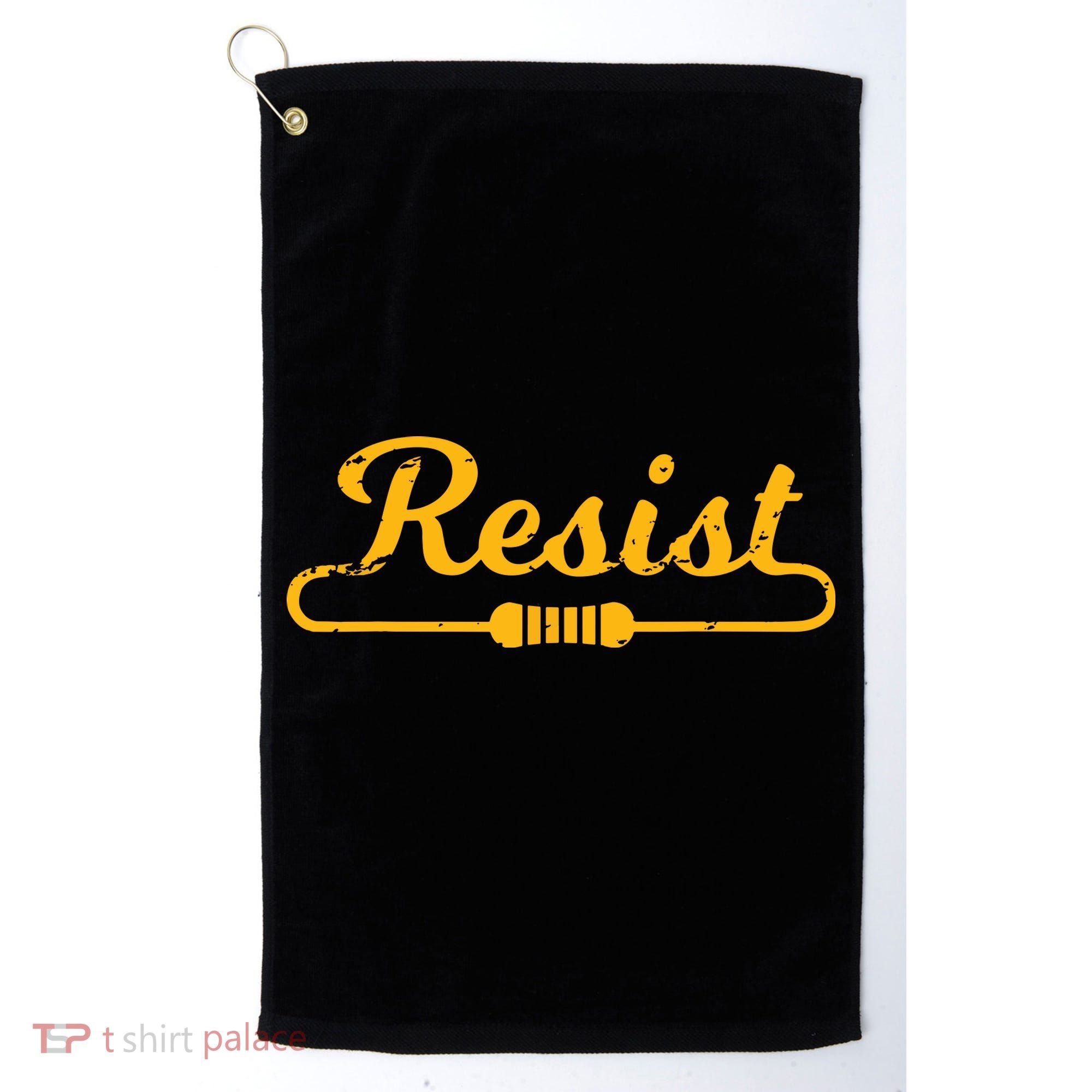 Resist Gift Idea For Electrical Engineers Golf Towel