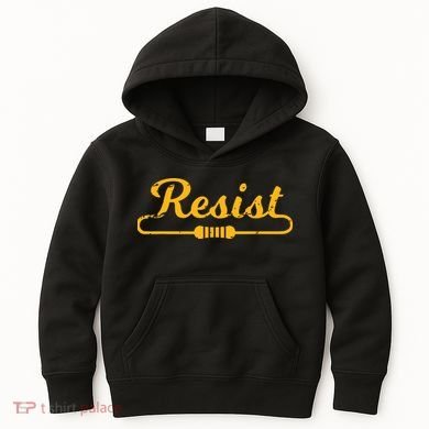 Resist Gift Idea For Electrical Engineers Kids Hoodie