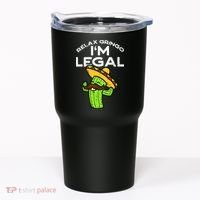 Relax Gringo Im Legal Funny Cinco De Mayo Mexican Immigrant Tumbler thumb 0