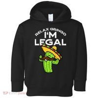 Relax Gringo Im Legal Funny Cinco De Mayo Mexican Immigrant Toddler Hoodie thumb 0