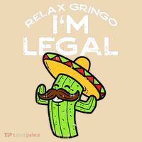 Relax Gringo Im Legal Funny Cinco De Mayo Mexican Immigrant Baby Bodysuit thumb 2