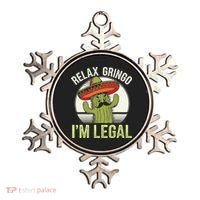 Relax Gringo Im Legal Funny Cinco De Mayo Mexican Immigrant Ornament thumb 0