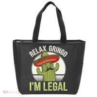 Relax Gringo Im Legal Funny Cinco De Mayo Mexican Immigrant Tote Bag thumb 0