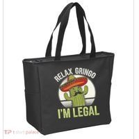 Relax Gringo Im Legal Funny Cinco De Mayo Mexican Immigrant Tote Bag thumb 2