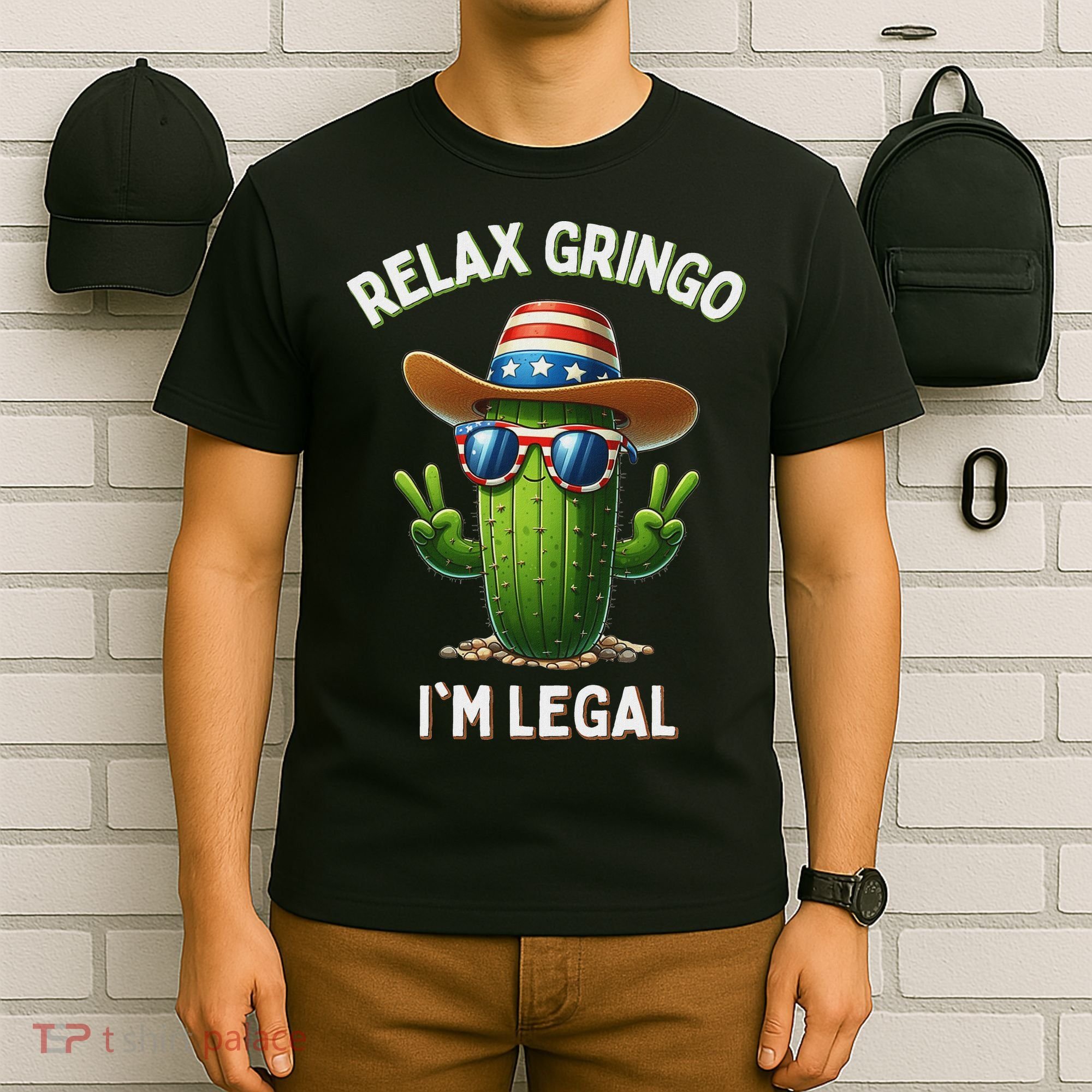 Relax Gringo Im Legal Latino Mexican Immigrant T-Shirt