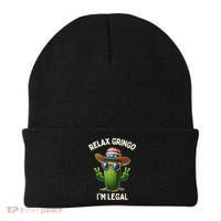 Relax Gringo Im Legal Latino Mexican Immigrant Beanie thumb 0