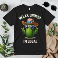Relax Gringo Im Legal Latino Mexican Immigrant Premium T-Shirt thumb 2