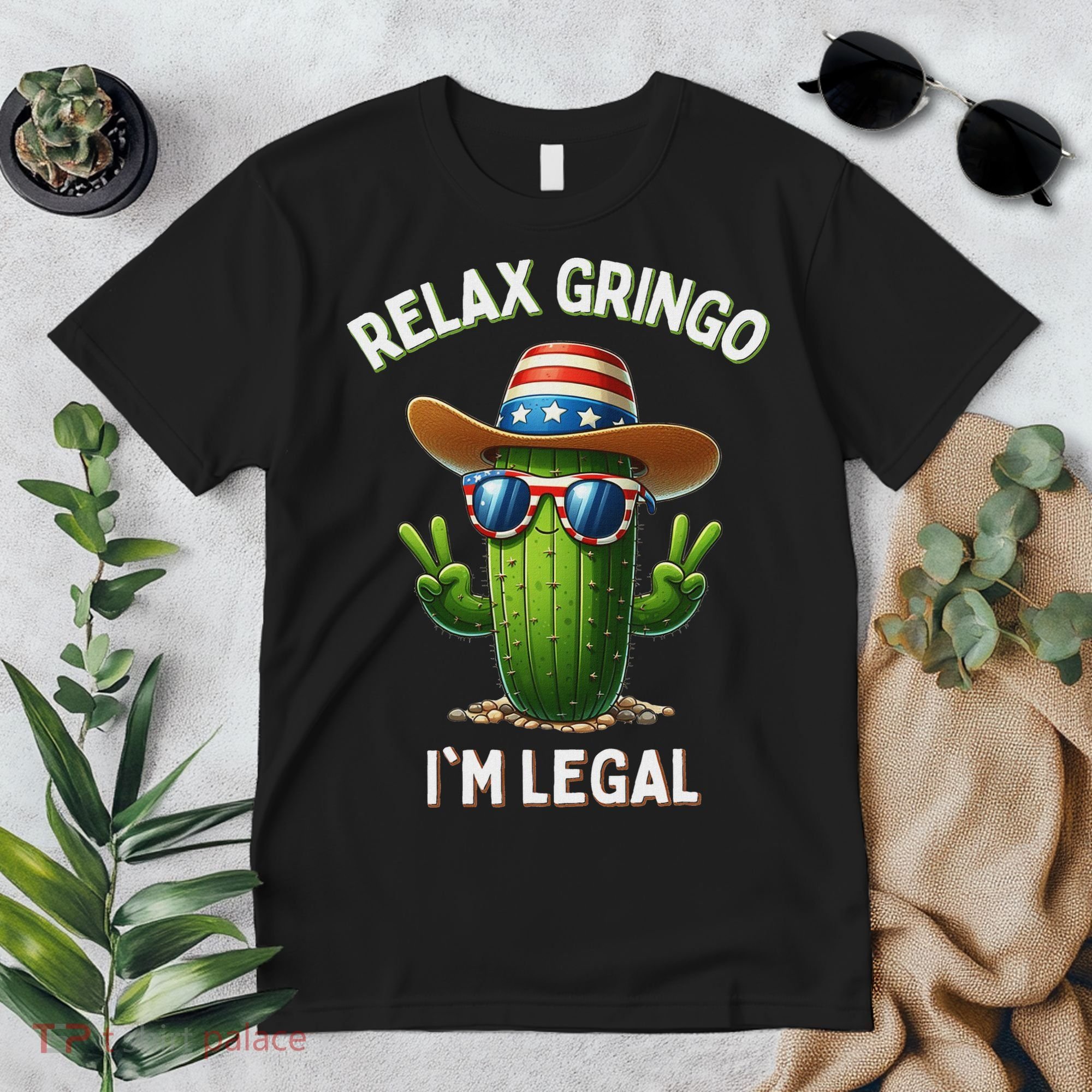 Relax Gringo Im Legal Latino Mexican Immigrant Premium T-Shirt
