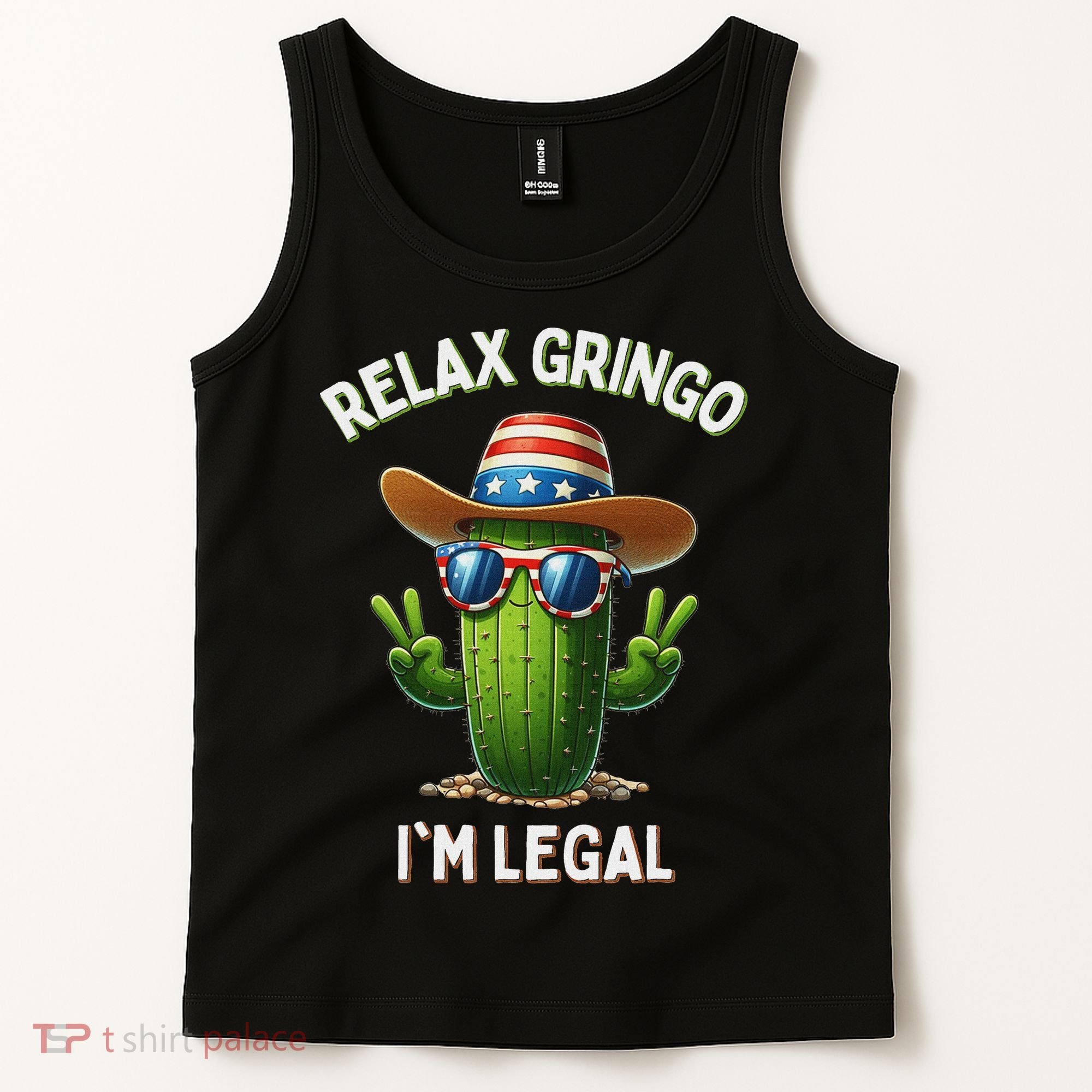 Relax Gringo Im Legal Latino Mexican Immigrant Tank Top