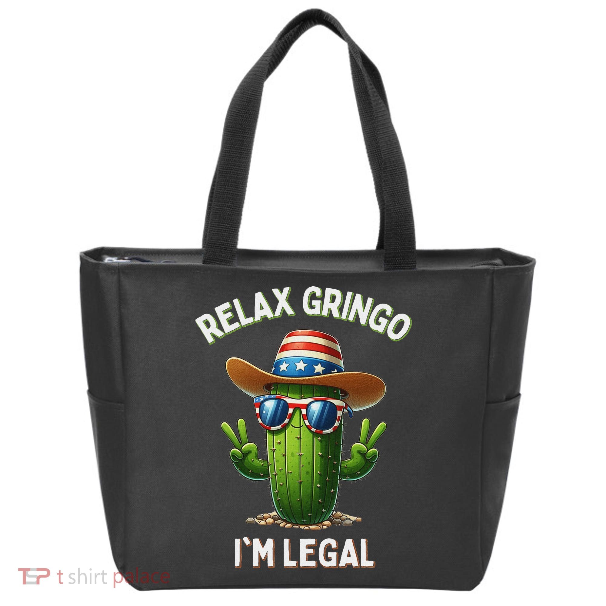 Relax Gringo Im Legal Latino Mexican Immigrant Tote Bag