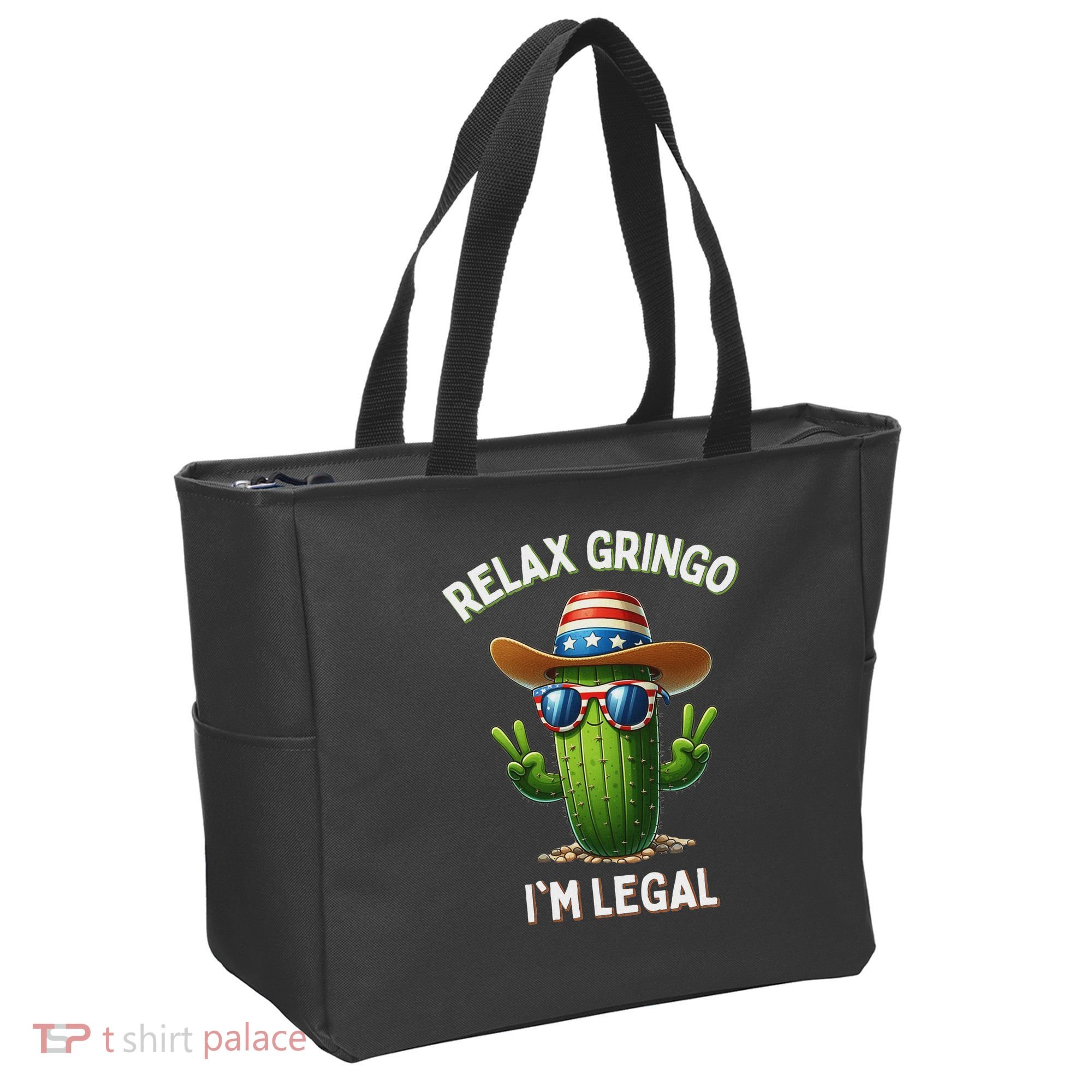 Relax Gringo Im Legal Latino Mexican Immigrant Tote Bag