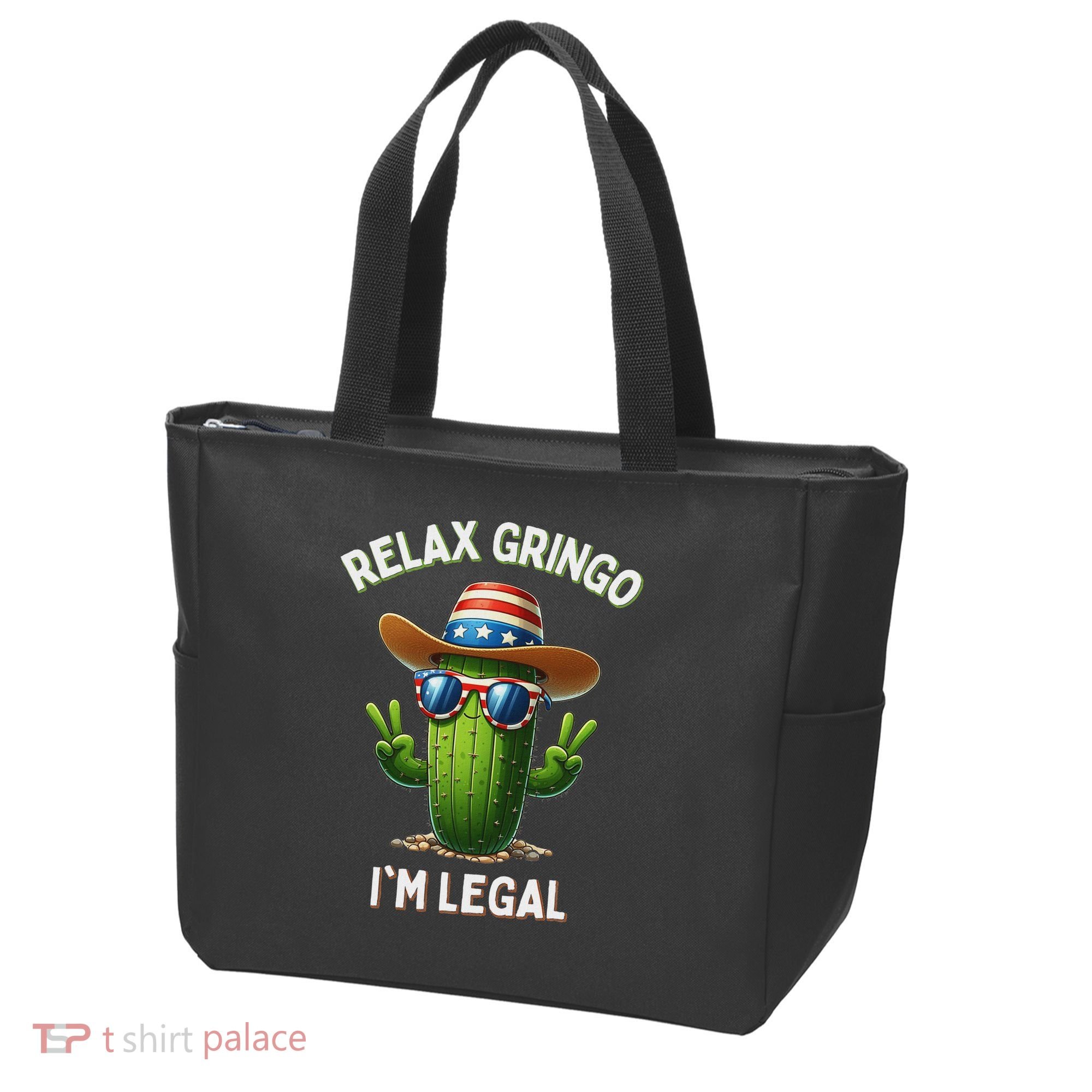 Relax Gringo Im Legal Latino Mexican Immigrant Tote Bag