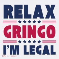 Relax Gringo Im Legal Funny Mexican American Immigration Joke Women's Hoodie thumb 2