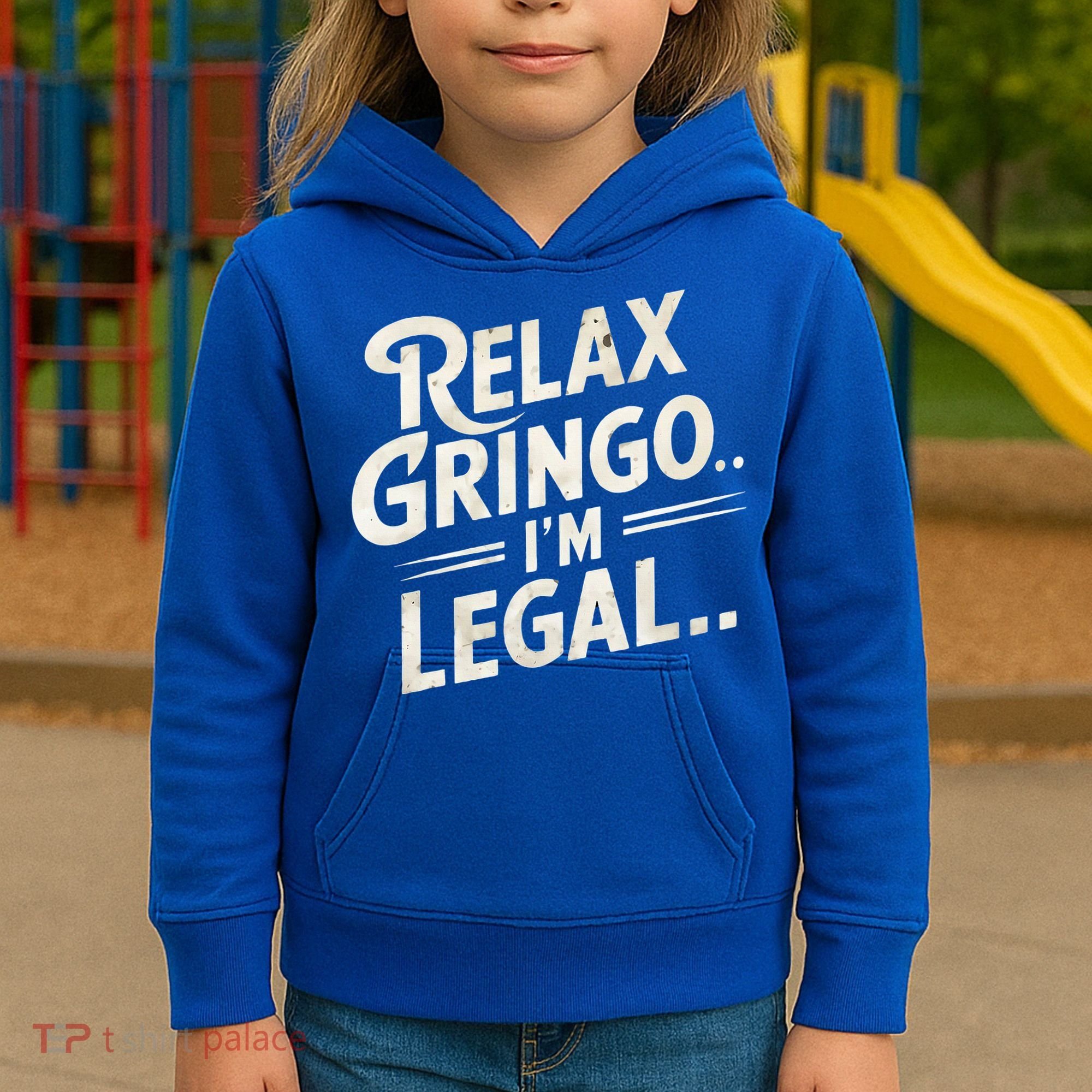Relax Gringo Im Legal Kids Hoodie