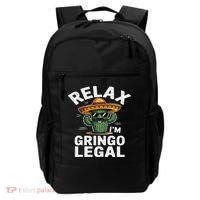 Relax Gringo Im Legal Hilarious Mexican Immigrant Costume Backpack thumb 0