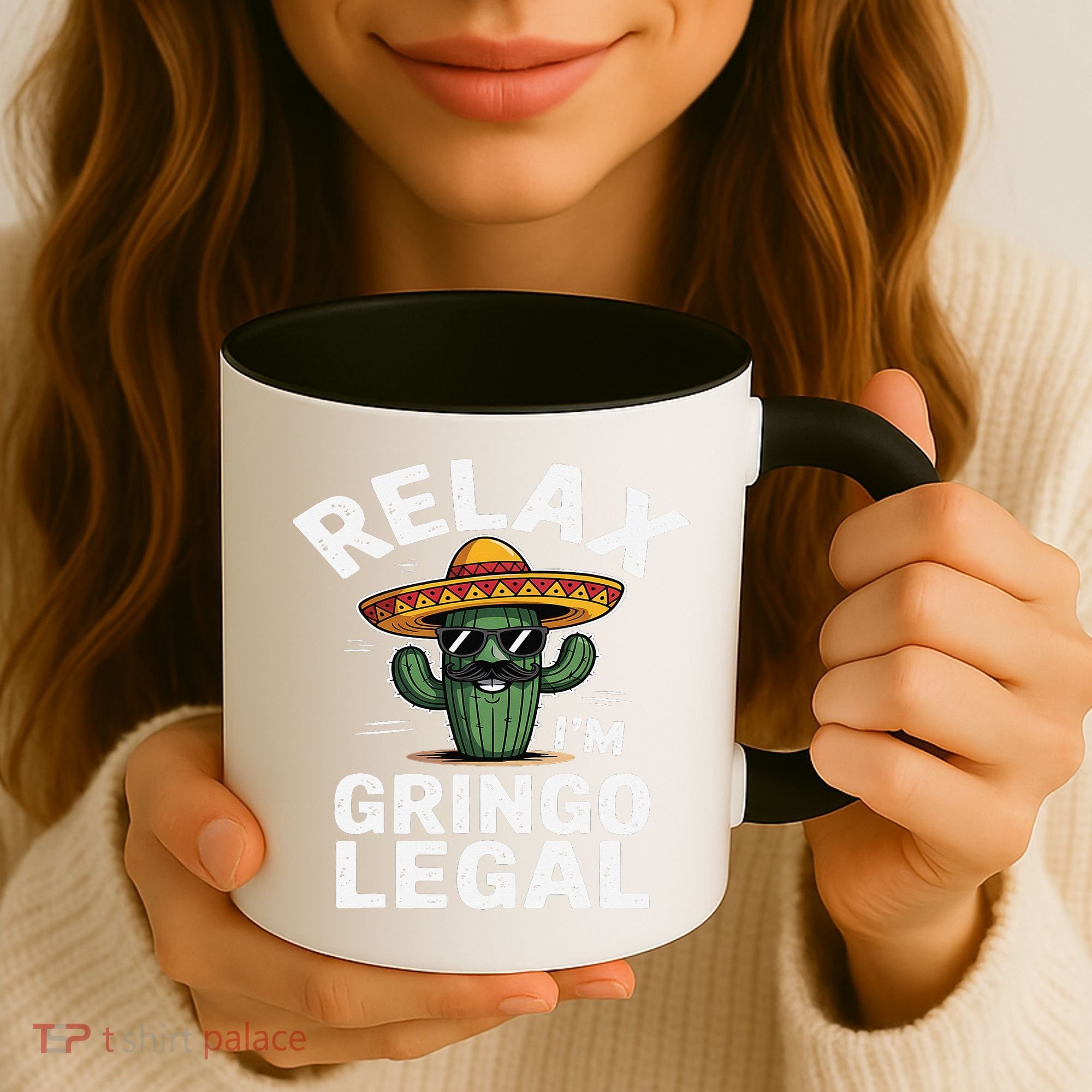 Relax Gringo Im Legal Hilarious Mexican Immigrant Costume Coffee Mug