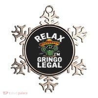 Relax Gringo Im Legal Hilarious Mexican Immigrant Costume Ornament thumb 0