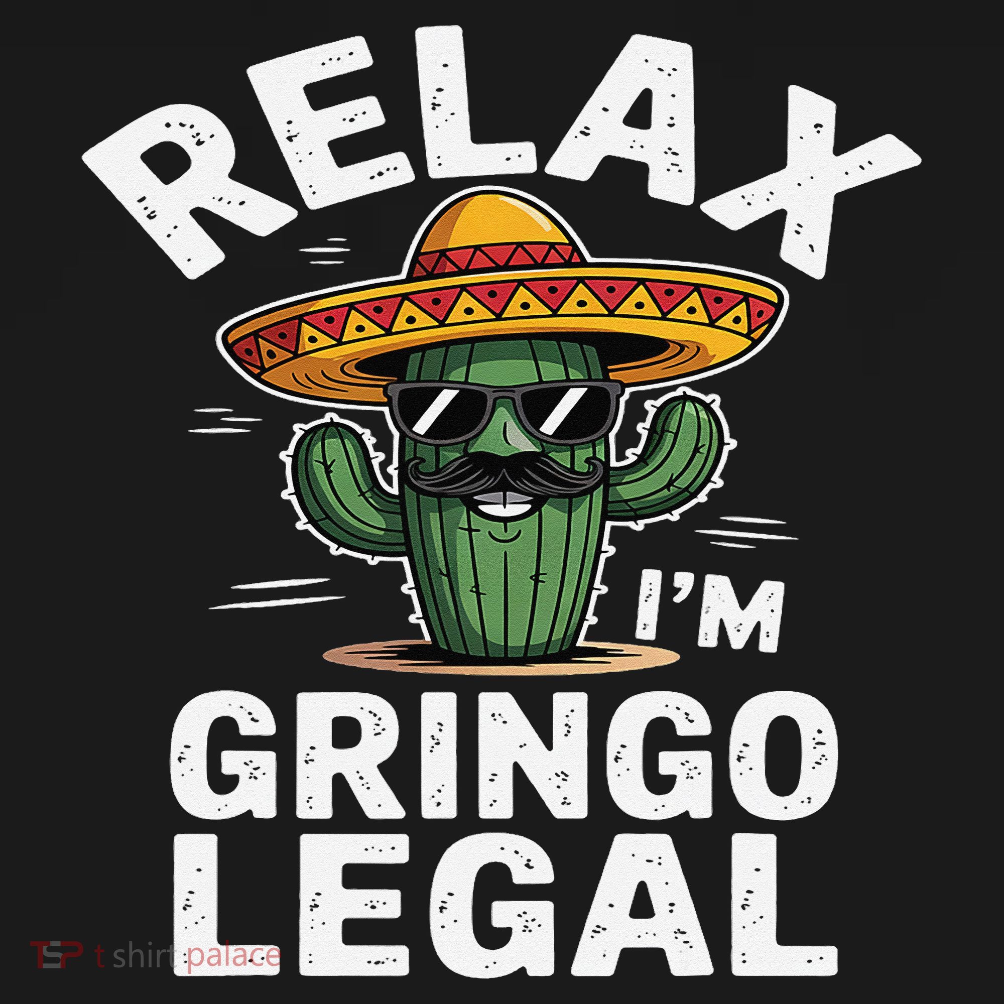 Relax Gringo Im Legal Hilarious Mexican Immigrant Costume Ornament