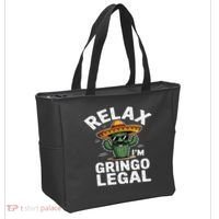 Relax Gringo Im Legal Hilarious Mexican Immigrant Costume Tote Bag thumb 2