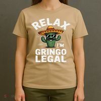 Relax Gringo Im Legal Hilarious Mexican Immigrant Costume T-Shirt thumb 4