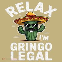 Relax Gringo Im Legal Hilarious Mexican Immigrant Costume Mousepad thumb 1
