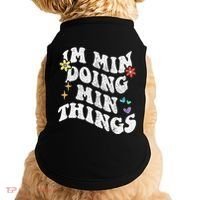Retro Groovy Im Min Doing Min Things Funny MotherS Day Doggie Tank thumb 0