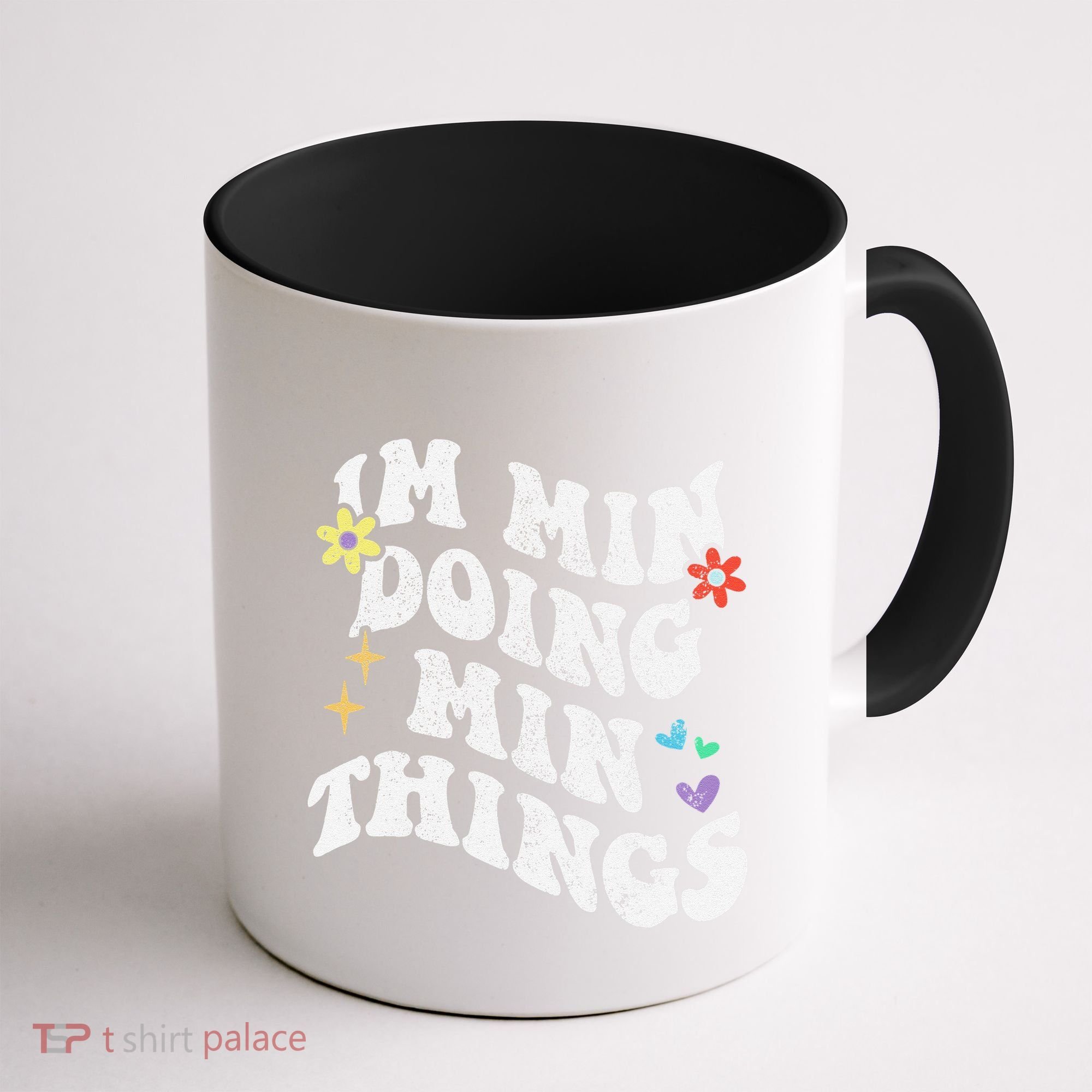 Retro Groovy Im Min Doing Min Things Funny MotherS Day Coffee Mug