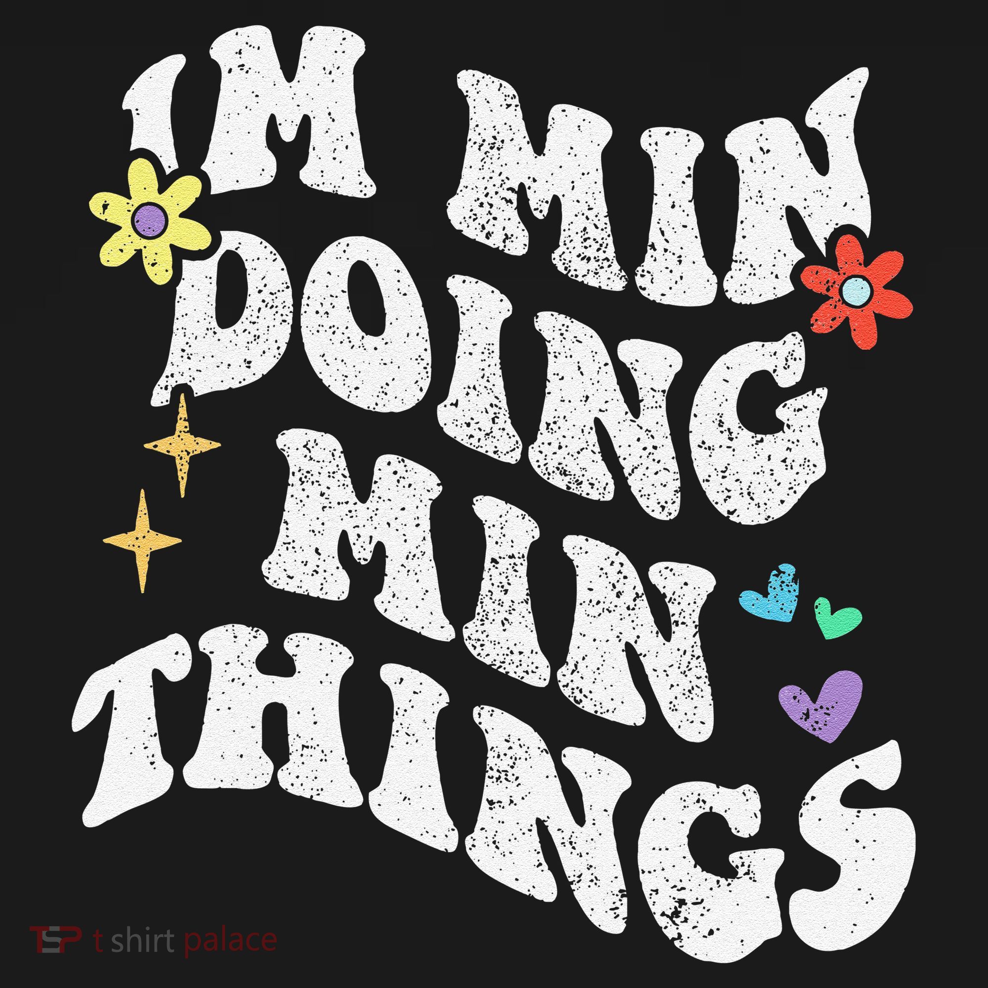 Retro Groovy Im Min Doing Min Things Funny MotherS Day Baby Bodysuit