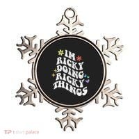 Retro Groovy Im Ricky Doing Ricky Things Funny MotherS Day Ornament thumb 0