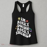 Retro Groovy Im Ricky Doing Ricky Things Funny MotherS Day Women's Tank Top thumb 3