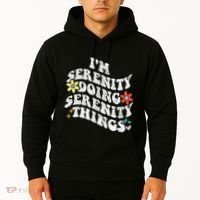 Retro Groovy Im Serenity Doing Serenity Things Funny Hoodie thumb 2