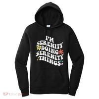Retro Groovy Im Serenity Doing Serenity Things Funny Women's Hoodie thumb 0