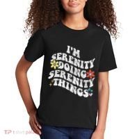 Retro Groovy Im Serenity Doing Serenity Things Funny Kids T-Shirt thumb 2