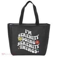Retro Groovy Im Serenity Doing Serenity Things Funny Tote Bag thumb 0