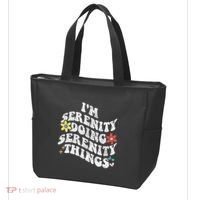 Retro Groovy Im Serenity Doing Serenity Things Funny Tote Bag thumb 3