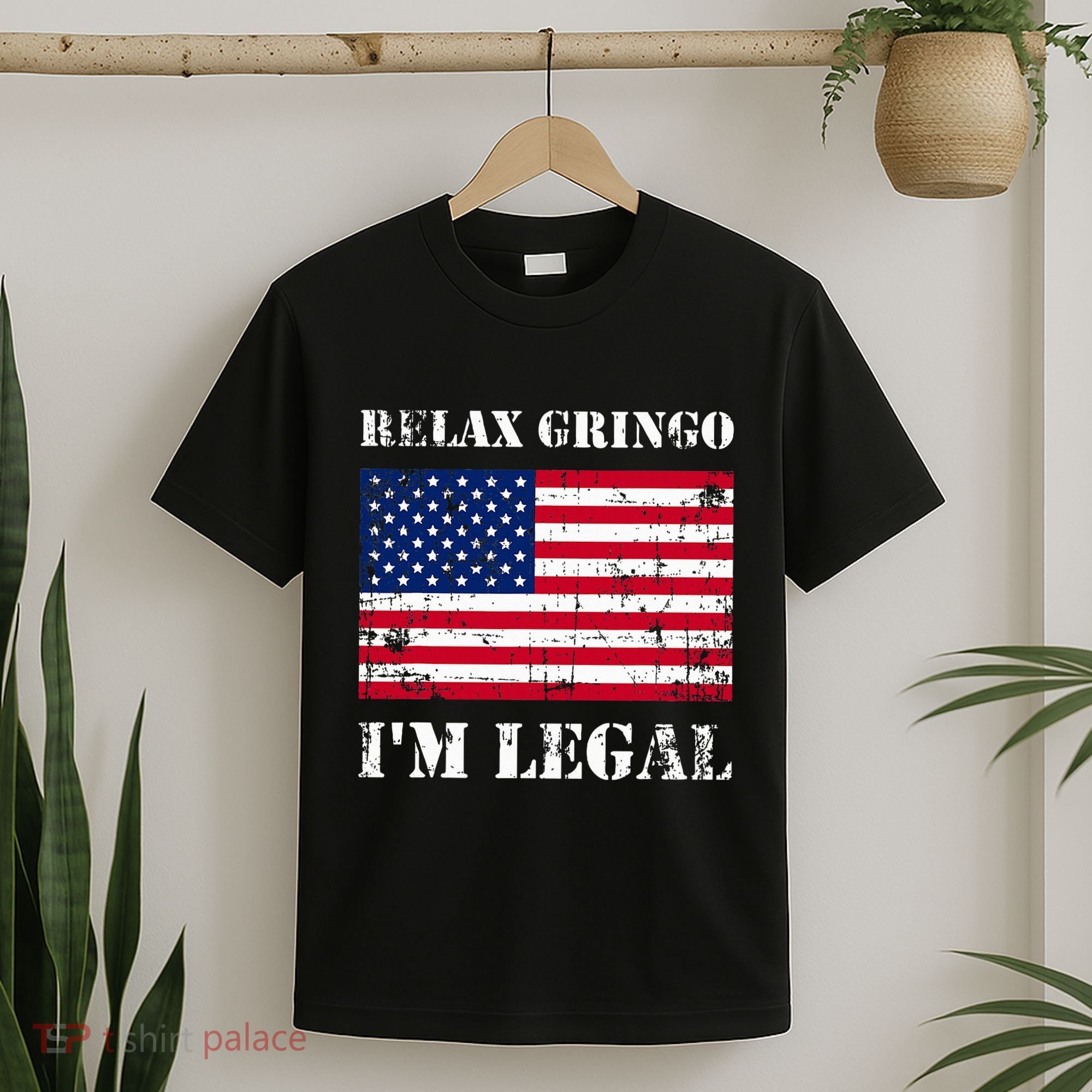 Relax Gringo Im Legal New Citizen Immigration Gift T-Shirt