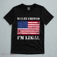 Relax Gringo Im Legal New Citizen Immigration Gift T-Shirt thumb 5