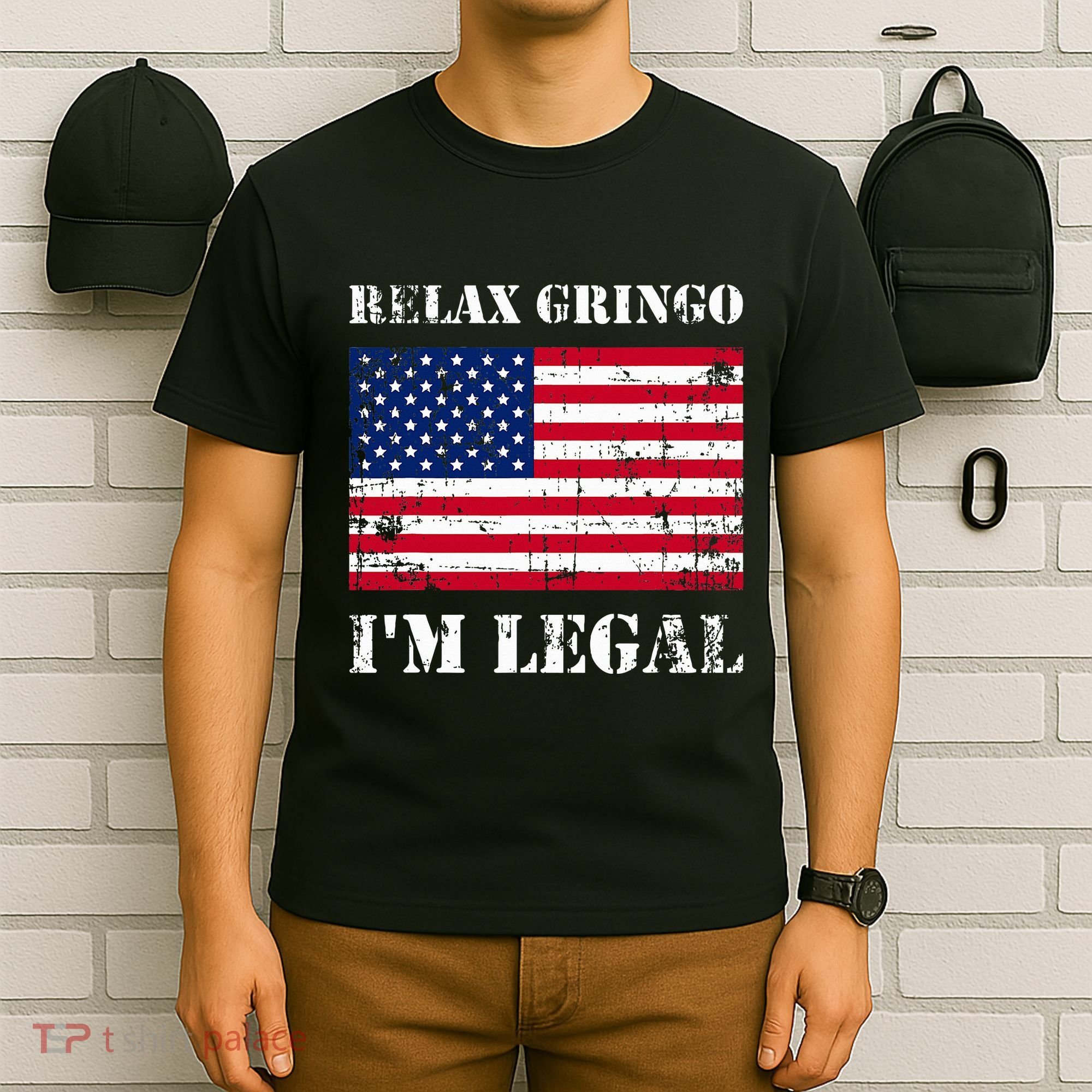 Relax Gringo Im Legal New Citizen Immigration Gift T-Shirt