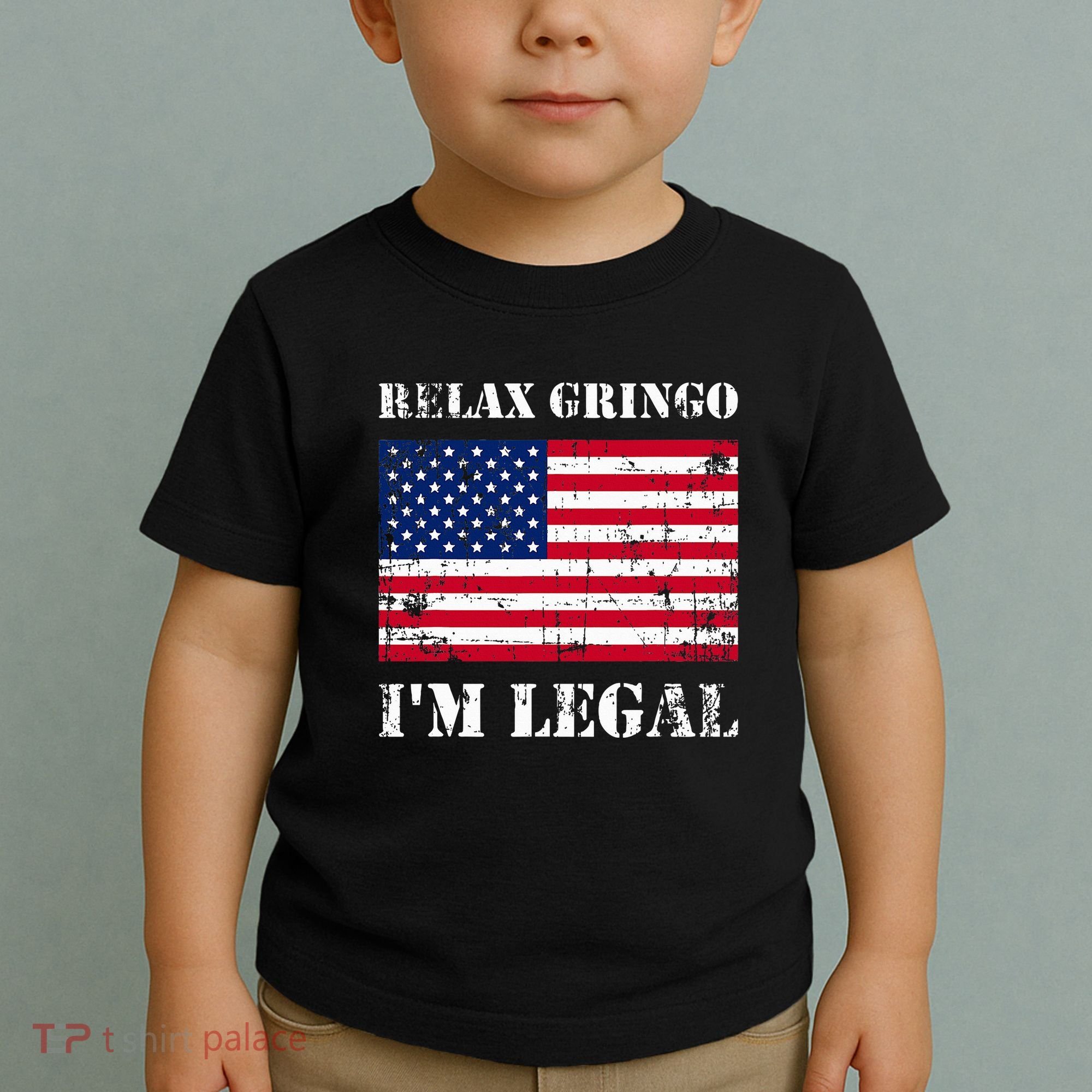 Relax Gringo Im Legal New Citizen Immigration Gift Toddler T-Shirt